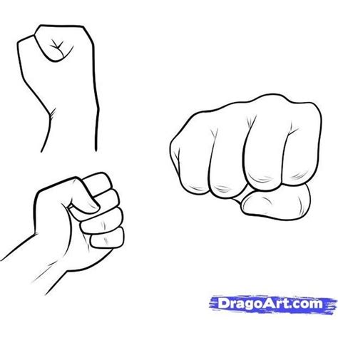 How To Draw Fist Mocilq