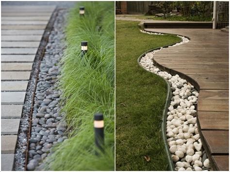 The garden pebbles serve several purposes like lending textural appeal & solving the drainage issues. Decorate Your Home's Outdoor with Pebbles