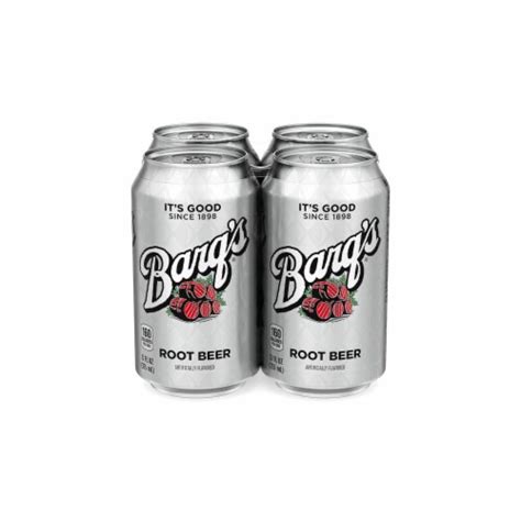 Barqs Root Beer 4 Cans 12 Fl Oz Kroger