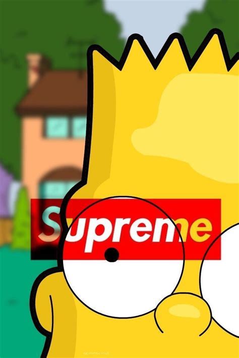 Hypebeast Simpsons Supreme Wallpaper Simpson Wallpaper