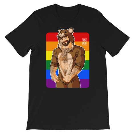 Adam Likes Teddy Bears Gay Pride Short Sleeve Unisex T Shirt Shop