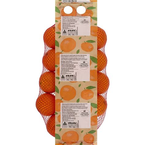 Orange Navel 3kg Bag Woolworths