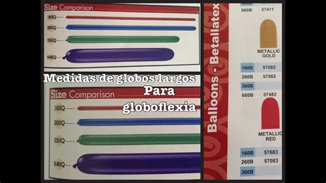 Medidas De Globos Para Globoflexia Youtube