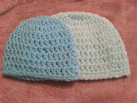 Easy Peasy Baby Infant Sized 6 12 Months Double Crochet Beanie Hat