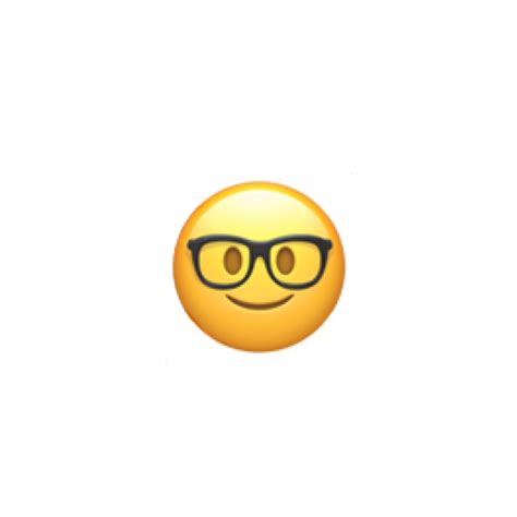 Glasses Emoji Applegang Picsart Sticker By Imojis Community
