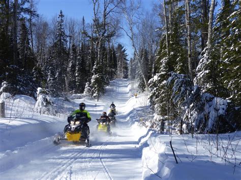 Ontarios Self Guided Snow Tours Intrepid Snowmobiler