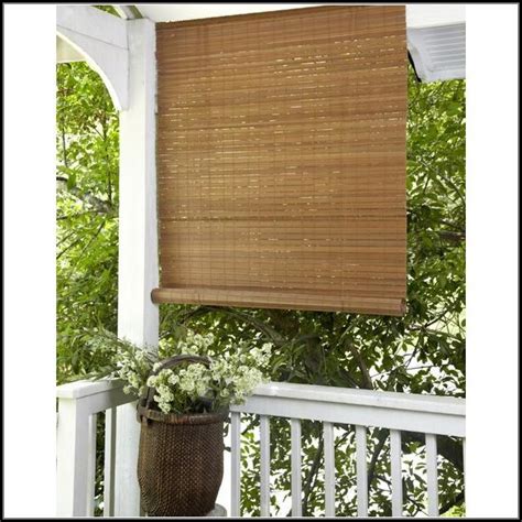 Patio Roll Up Shades Bamboo Patios Home Decorating Ideas Xyljvmxlow