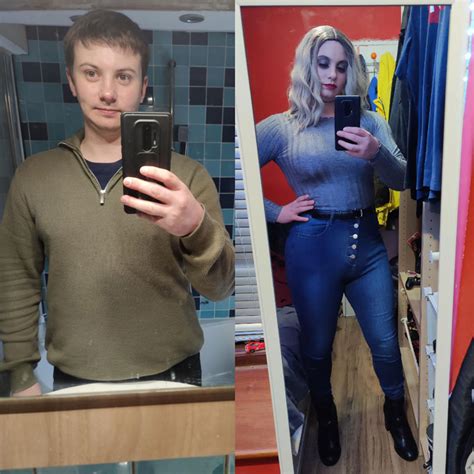 male to female transformations before and after