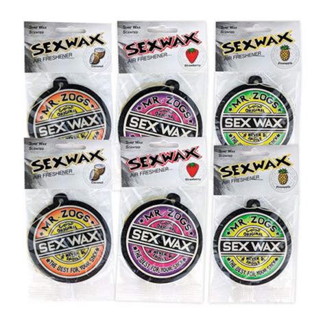 sex wax air freshener 6 pack mem world shop online