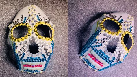 Masque Squelette En Papier 💀skeleton Mask In Paper 💀diy Tuto Bricolage