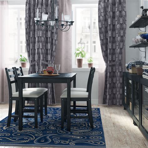 This dining table also comes with storage to keep your napkins or cutleries, while the padded seat and back make the chairs nice and comfy. ikea lerhamn dining room 3D Models - CGTrader.com