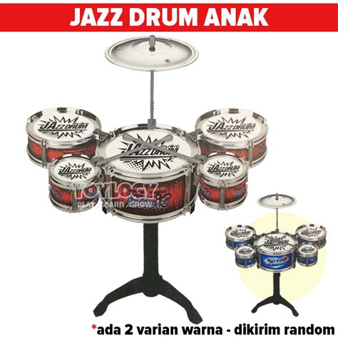 Alat musik angklung merupakan alat musik multitonal atau bernada ganda. Mainan Edukasi Alat Musik Anak Jazz Drum Set Rock Band Cymbal Stick S | Shopee Indonesia