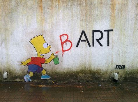 Coloursxart Streetart Simpsons Kunst Straßenkunst Graffiti