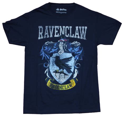 Harry Potter Mens T Shirt Distressed Ravenclaw Crest