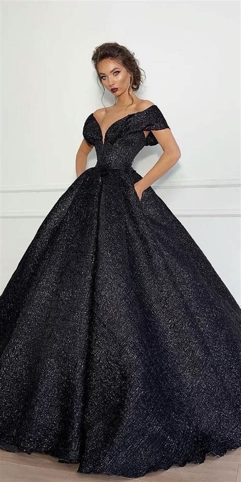 24 Black Wedding Dresses With Edgy Elegance Wedding Forward Ball