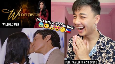 wildflower trailer philippine s revenge drama tv series diego and lily s first kiss reaction