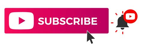 Youtube Subscribe Button Png Vector Notification Bell Youtube