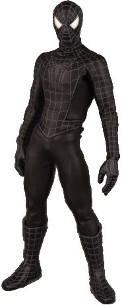 Spider Man 3 Real Action Heroes Black Costume Spider Man 12 Deluxe