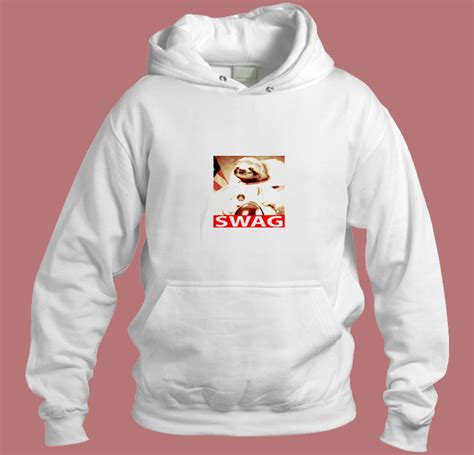 Sloth Swag Poster Aesthetic Hoodie Style