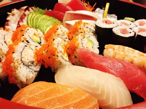 Yummy Sushi Nigiri Sushi Shrimp Food And Drink Yummy Food Meat