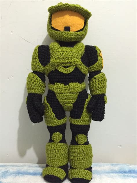 Pin By Alejandra Mayorga On Halo Master Chief Mark Ii Crochet