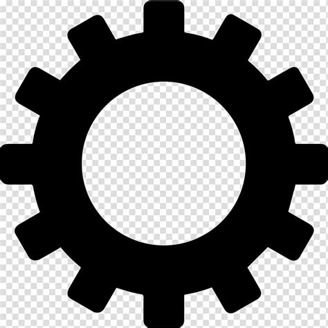 Black And White Mechanical Gear Gear Computer Icons Gears