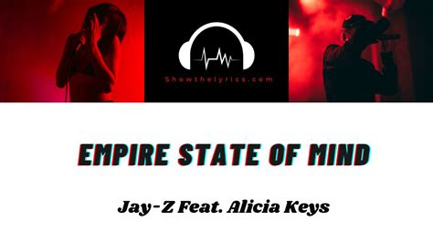 Empire State Of Mind Jay Z Feat Alicia Keys Lyrics Show The Lyrics