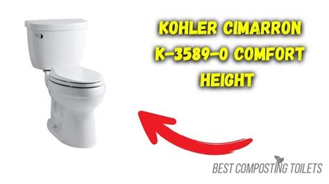 Kohler Cimarron K 3589 0 Comfort Height Elongated 16 Gpf Toilet With