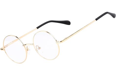 Agstum Retro Round Prescription Ready Metal Eyeglass Frame Small Size Ebay