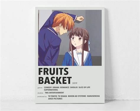 Fruits Basket Custom Poster Anime Canvas Poster Tohru Honda Etsy