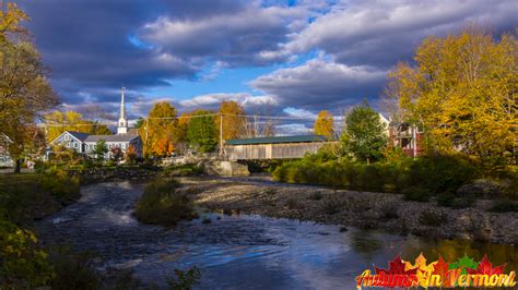 Autumn In Vermont Late Autumn Afternoon In Waitsfield Vermont