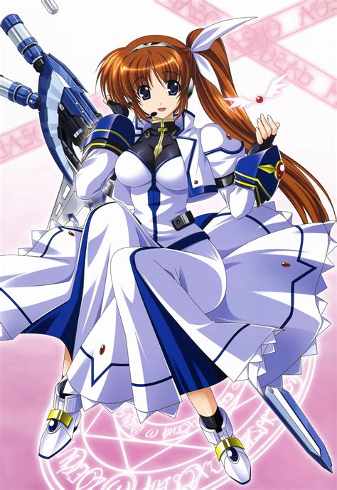 Takamachi Nanoha Raising Heart And Strike Cannon Lyrical Nanoha And