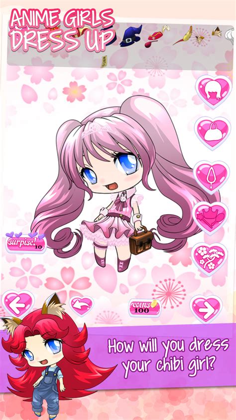 Cute Anime Dress Up Games For Girls Free Pretty Chibi