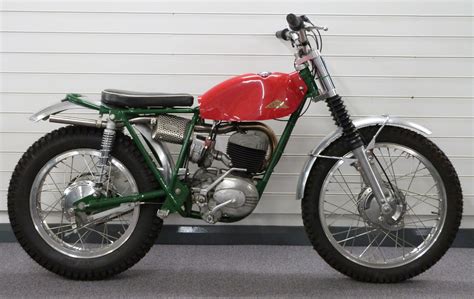 1969 Cotton 37a Lightweight 250cc Trial Motorcycle With Green Painted