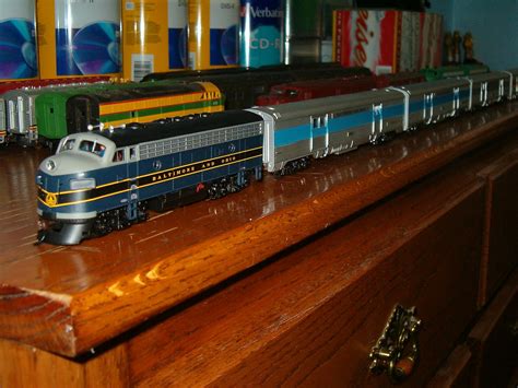 F7 A Baltimore And Ohio Ho Scale Model Train Diesel Locomotive