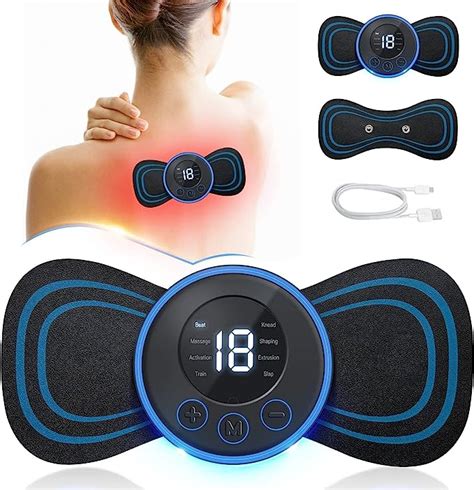 taurpius mini body massager with 8 modes and 19 strength levels wireless portable neck massager