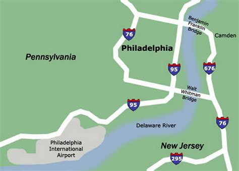 Airport Terminal Map Philadelphia Airport Map