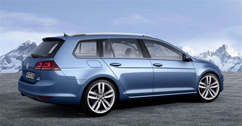 Breaking News Vw Golf 7 Variant First Official Images Sin A Car