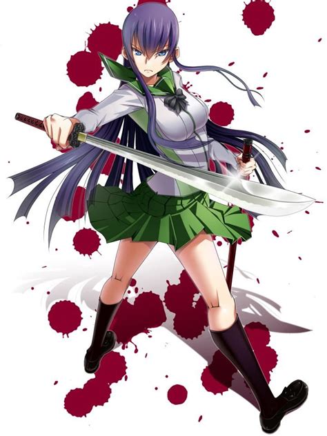 Saeko Busujima Zombie High School Of The Dead Anime