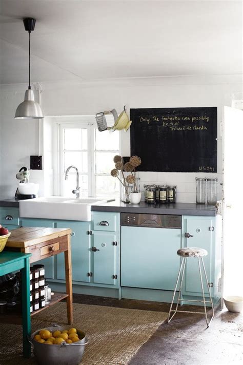 • get a bright, modern look • cabinets ship next day. aqua blue kitchen cabinets / sharyn cairnes photography ...