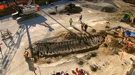 Revolutionary War-era ship unearthed at Virginia construction site