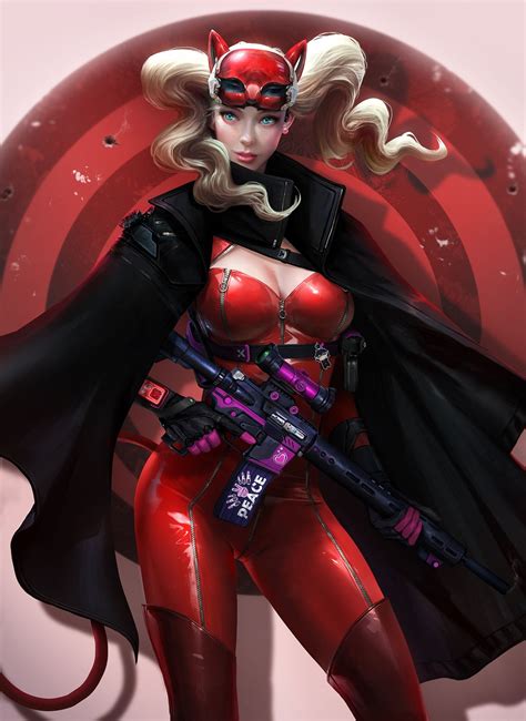 Ann By Ahliang90 Persona 5 Ann Persona 5 Persona 5 Anime