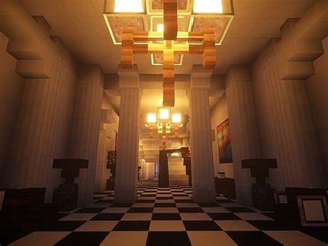 Inside of the property somehow feels much larger than it appears on the outside. Snows Mansion - Minecraft House Design