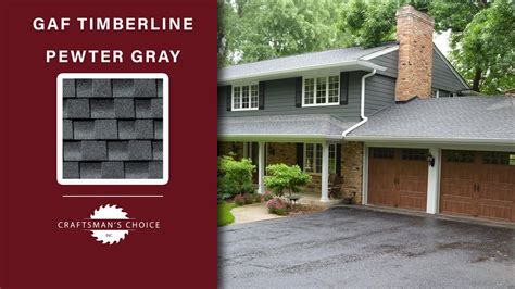 Gaf Timberline Pewter Gray Roofing Shingles Design Ideas And Project