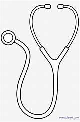 Stethoscope Pngkey Nurse Clipground sketch template