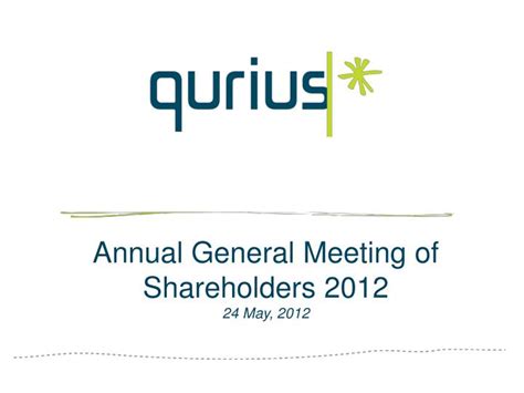 Ppt Annual General Meeting Of Shareholders 2012 24 May 2012