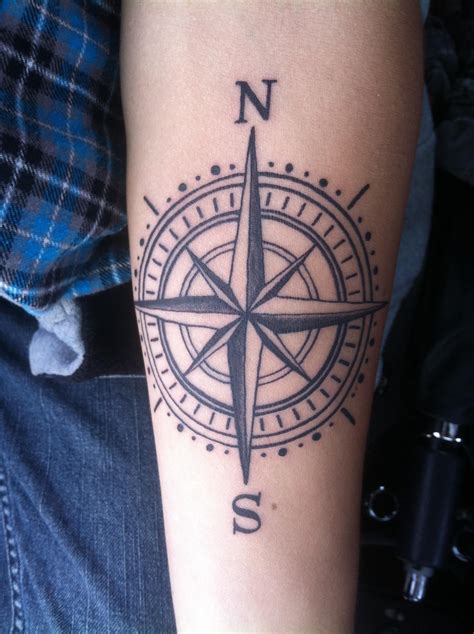 Forearm Compass Tattoo I Did Thanks For Lookin Wip