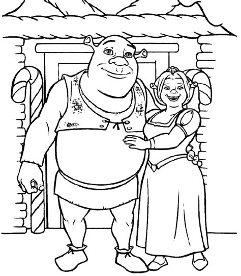 Fiona Shrek Pictures Coloring Home