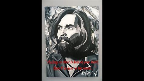 Charles Manson Painting Time Lapse Youtube