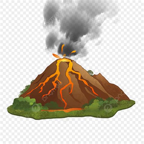 Volcano Eruption Clipart Transparent Background Eruption Lava Magma